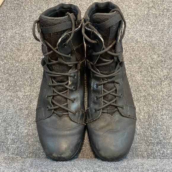 5.11 Tactical Mens 12 All Terrain Black Work Boots 6 Inch Side Zipper Military main image 8